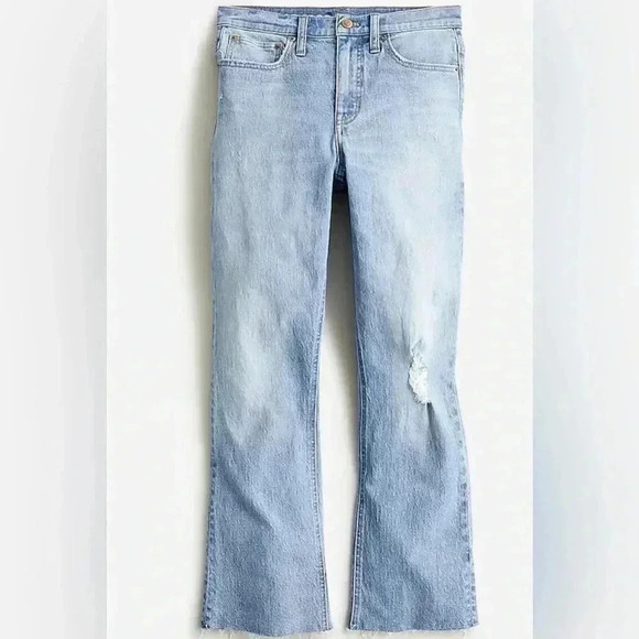 J Crew Demi 9 inch crop jeans, 25P Light Wash - Picture 1 of 11
